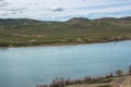 Ili River, Kazakhstan. Steppe spring Royalty Free Stock Photo