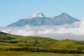 Iliniza Sur Iliniza Norte Volcanos in Ecuador Royalty Free Stock Photo