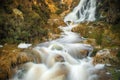 Ilkley Moor waterfall, UK Royalty Free Stock Photo