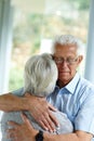 Ill always be here for you. a senior man consoling his wife. Royalty Free Stock Photo