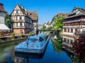 Ill River in Petite France, Strasbourg Royalty Free Stock Photo