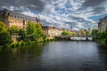 Ill river in Strasbourg Royalty Free Stock Photo