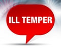 Ill Temper Red Bubble Background