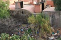 Illegal dump in Marrakesh Medina. Morocco