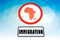 Illegal migration concept Royalty Free Stock Photo