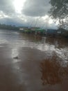 illegal miners in the Kapuas river