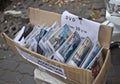 Illegal movie selling on street