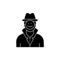 Illegal to impersonate olor line icon. Pictogram for web page, mobile app, promo. Royalty Free Stock Photo