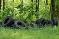 Illegally Dumped Car Tires