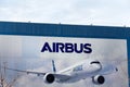 Airbus logo on Airbus building