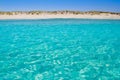 Illetas illetes turquoise beach shore Formentera Royalty Free Stock Photo