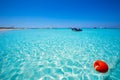 Illetes Illetas beach in Formentera Balearic Islands Royalty Free Stock Photo