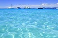 Illetes turquoise beach blue water Formentera Royalty Free Stock Photo