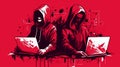Illicit Hacker, Cyber crime, cyber security, generative AI