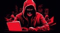 Illicit Hacker, Cyber crime, cyber security, generative AI