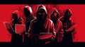 Illicit Hacker, Cyber crime, cyber security, generative AI