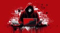 Illicit Hacker, Cyber crime, cyber security, generative AI