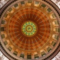 Illinois State Capitol Rotunda Royalty Free Stock Photo