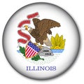 Illinois State Flag Button