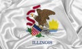 Silk Illinois State Flag