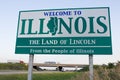 Illinois Welcome Sign Royalty Free Stock Photo