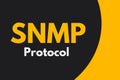 SNMP Meaning, Simple Network Management Protocol Royalty Free Stock Photo