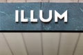 Illum sign on a wall