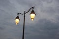 The illume street lamp Royalty Free Stock Photo