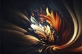 Illuminated Abstract Art Motion Background