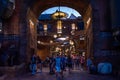 Illuminated arch in Star Wars Galaxys Edge at Hollywood Studios 90