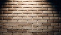 Illuminated Brick Wall Texture: A Study in Light and Shadow Royalty Free Stock Photo