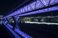 Illuminated Bridge Royalty Free Stock Photo