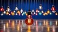 Illuminated Bulbs Composition with Captivating Background, Creative Lighting Concept.