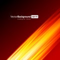 Illuminated burning diagonal line decorative flame blaze business background design realistic vector