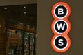 Illuminated BWS Beer Wine Spirits sign