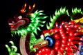 Illuminated chinese dragon lantern Royalty Free Stock Photo