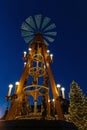 illuminated christmas market in Annaberg-Buchholz