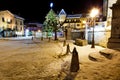 Illuminated Christmas Tree in Megeve