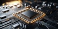 Illuminated Circuit Board Central Processing Unit Technology Innovation