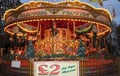 Illuminated colourful carousel on Christmas holidays in London