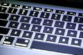 Illuminated computer keyboard