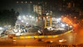 Illuminated Construction of Mumbai Subway metro