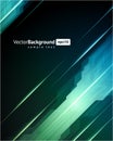 Illuminated diagonal line flow shiny blurred surface vertical background realistic vector