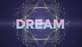 Illuminated dream network Royalty Free Stock Photo