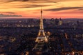 Illuminated Eiffel Tower