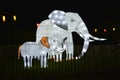 Illuminated Elephants