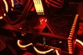 Illuminated Gaming PC Detail with New Generation NVIDIA GeForce RTX 4070 Ti GPU
