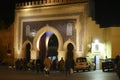 Illuminated gate to the medina