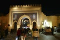 Illuminated gate to the medina