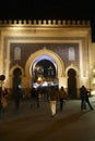 Illuminated gate to the medina